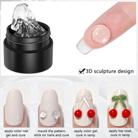 Application of Fcozpjk clear gel on nails