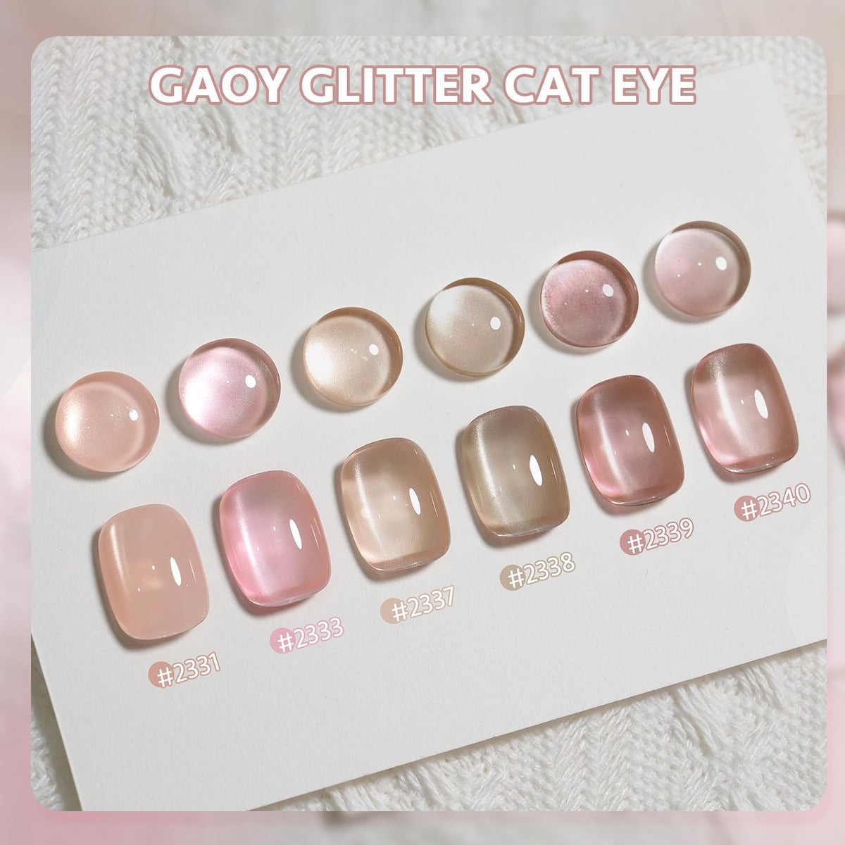 Application of GAOY Cat Eye Gel Nail Polish with magnet