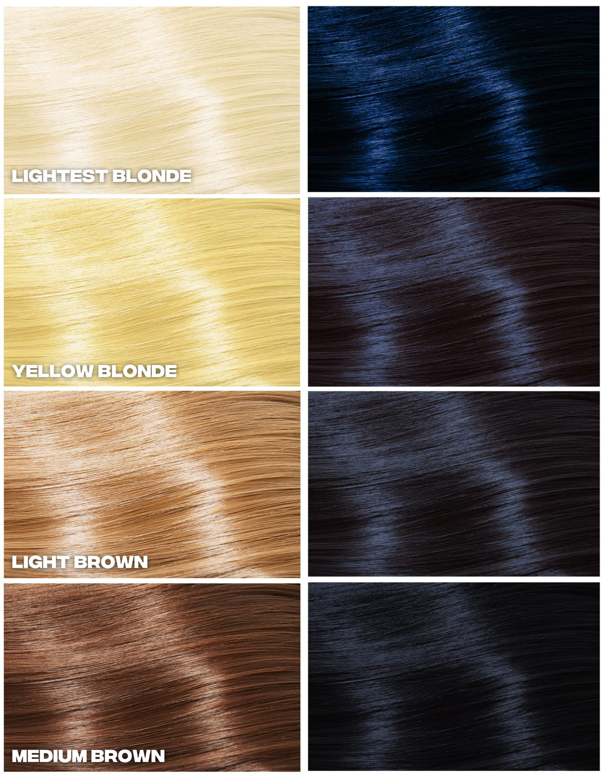 Application of Good Dye Young Dark Blue Hair Dye on hair