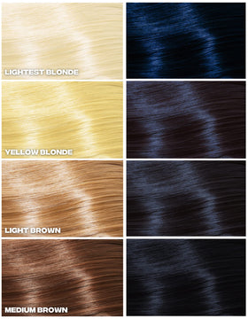 Application of Good Dye Young Dark Blue Hair Dye on hair