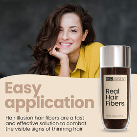 Application of Hair Dance Hair Illusion on thinning hair