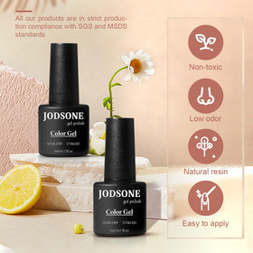 Application of JODSONE gel polish on nails