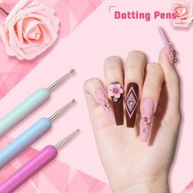 Application of Karroy gel nail polish on nails