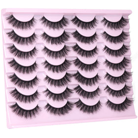 Application of Kiromiro False Eyelashes on model's eyes