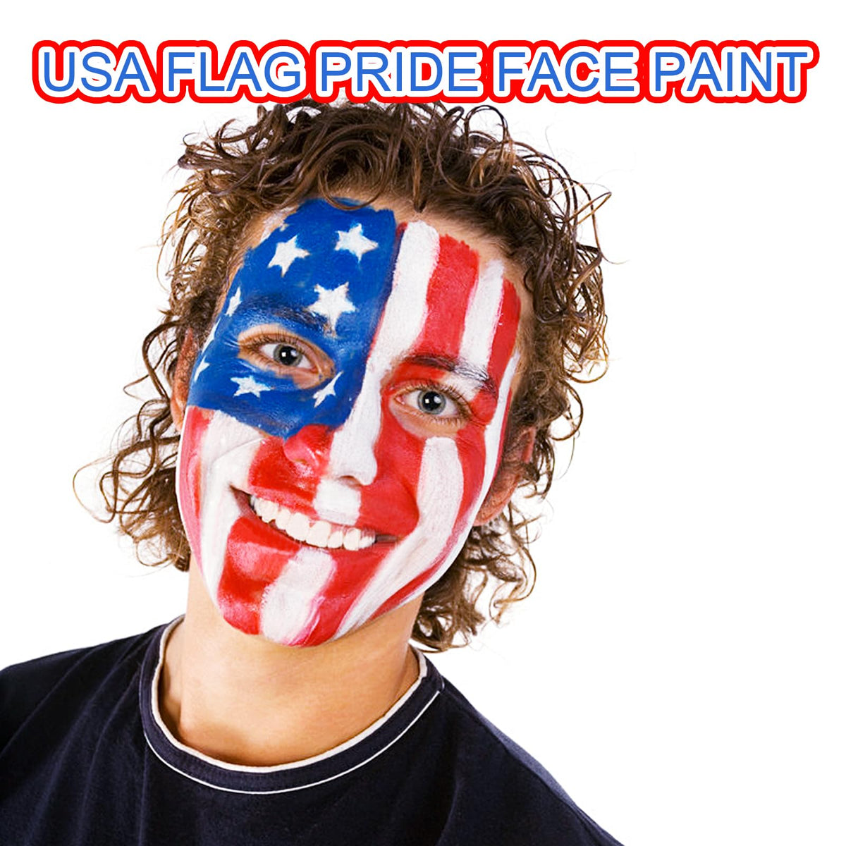 Application of MEICOLY face body paint on skin