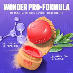 Application of NYX Wonder Snatch Setting Powder on makeup