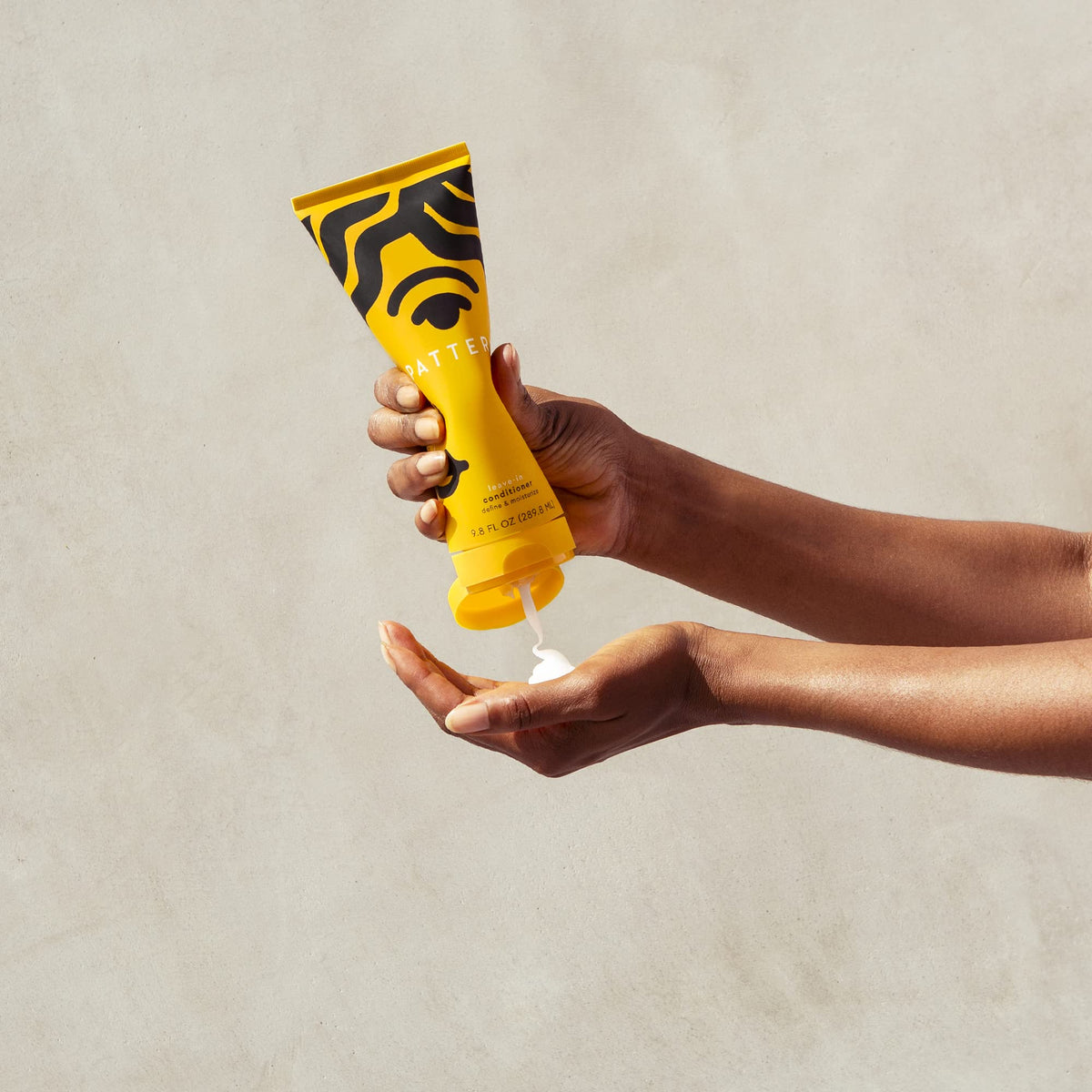 Application of PATTERN Leave-In Conditioner on curly hair