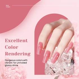 Application of poly nail gel using JEWHITENY kit
