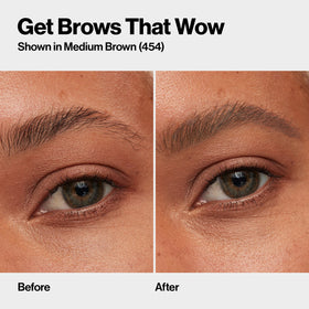 Application of REVLON ColorStay Micro Brow Pencil on eyebrows