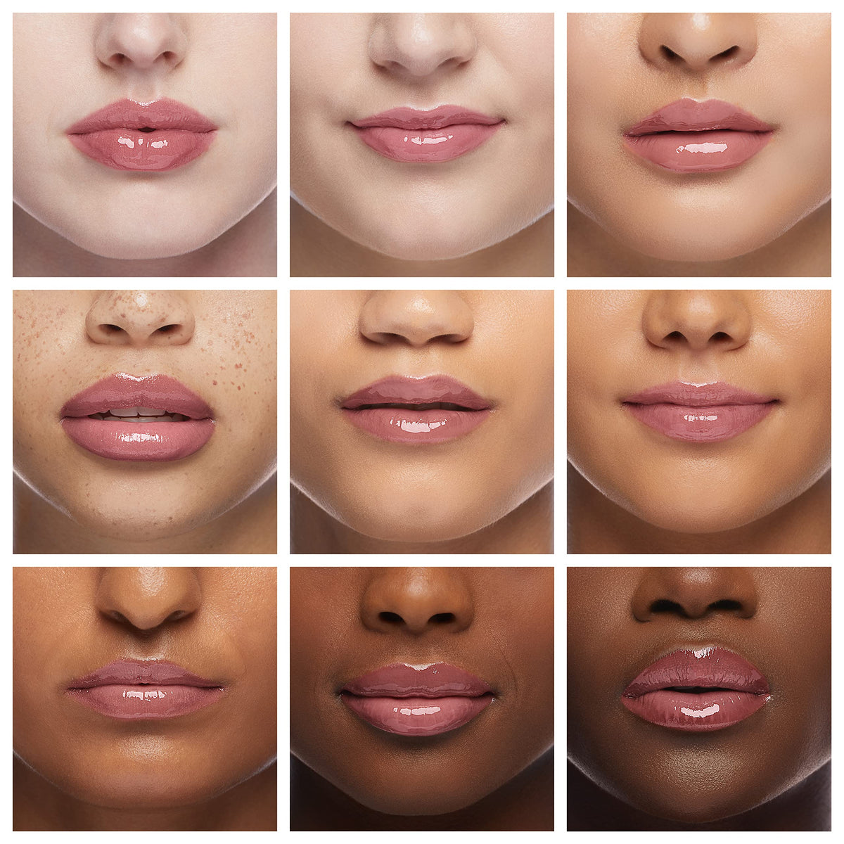 Application of Ruby Kisses Vita-Lip Gloss on lips