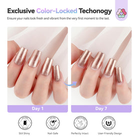 Application of SAVILAND nail polish on a hand