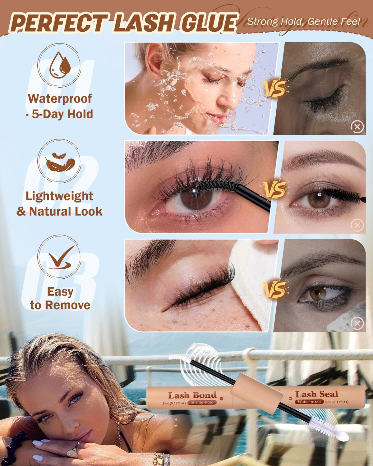 Application of Spider Breeze Lash Clusters on model