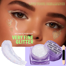 Application of Teenitor Face Glitter Gel on skin