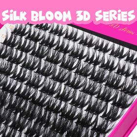 Application of VEYESBEAUTY Lash Clusters under natural lashes