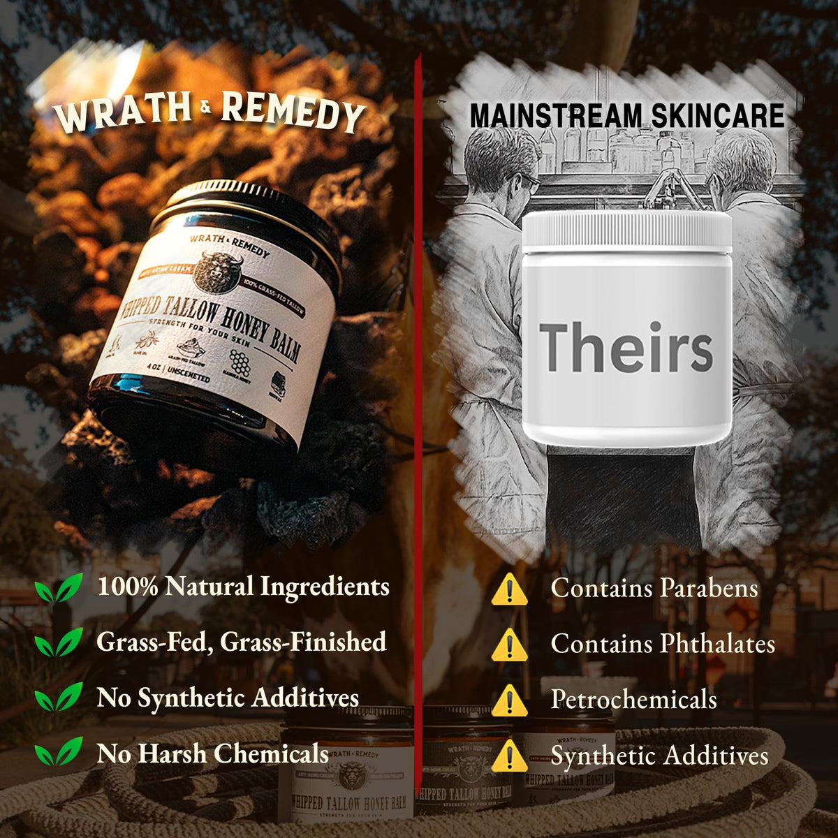 Application of Wrath & Remedy balm on skin