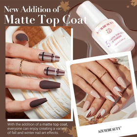 Application process of dip nails using AZUREBEAUTY kit