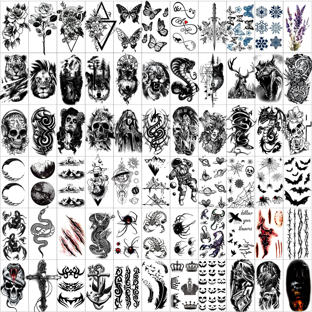 Application process of JEEFONNA temporary tattoo on arm