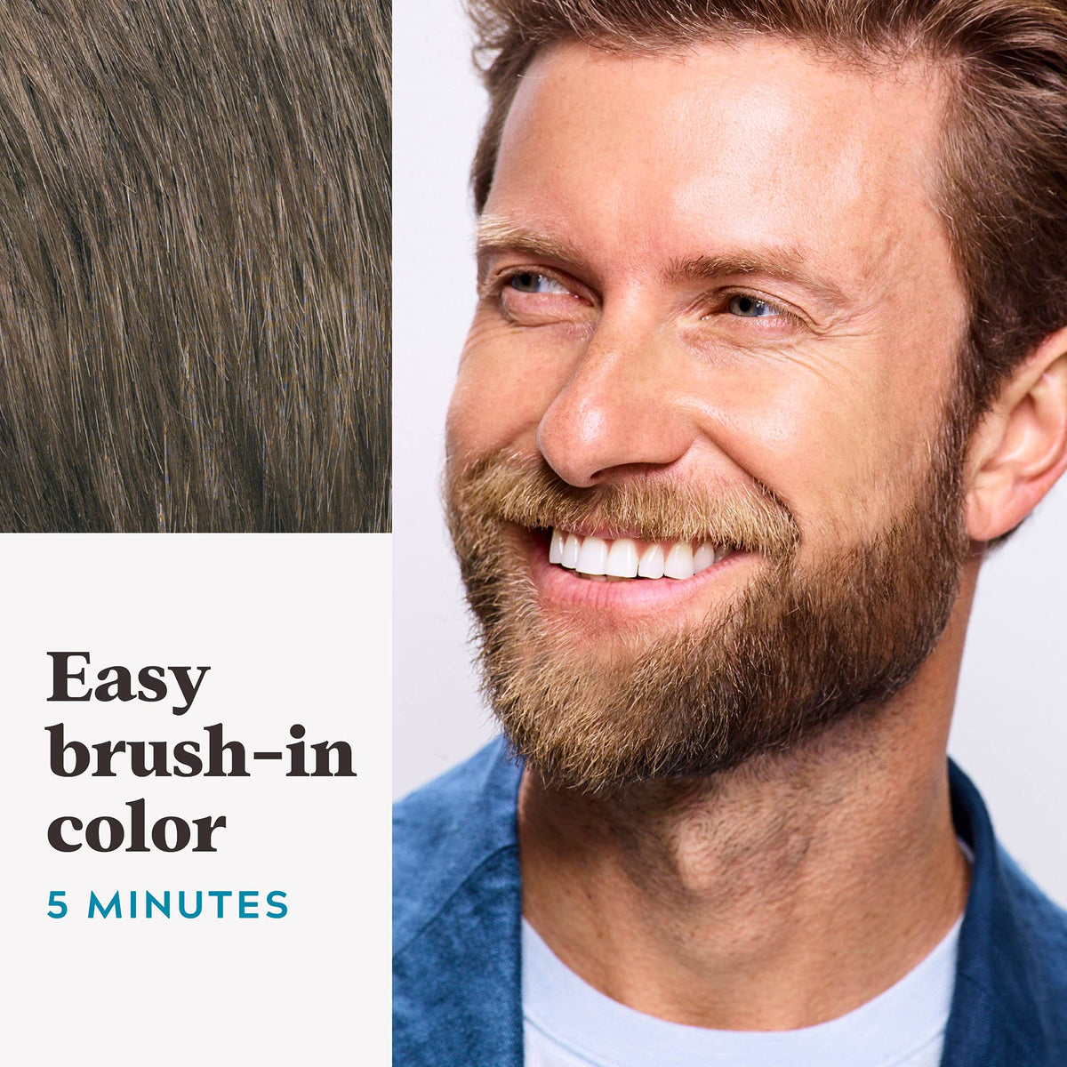 Application process of Just for Men Mustache & Beard Dye