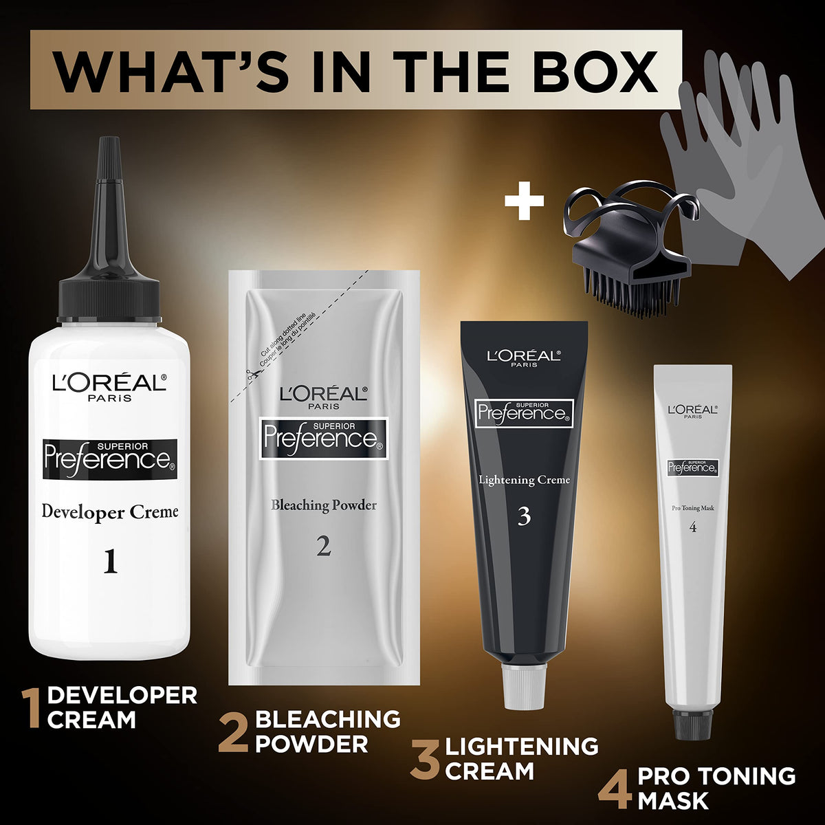 Application process of L'Oreal Paris Balayage Kit