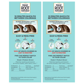 Application process of L'Oreal Paris hair color on roots