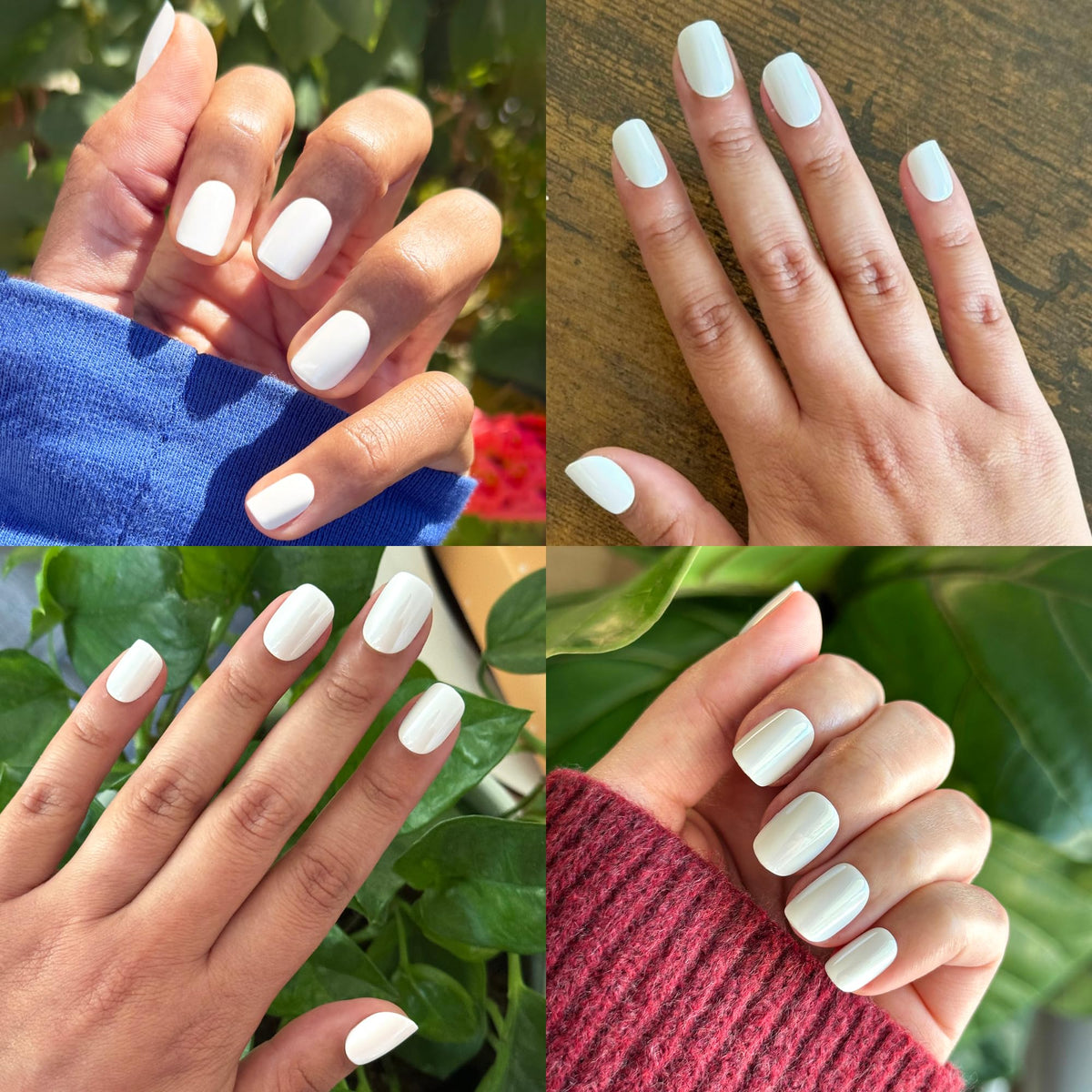 Application process of Olive & June press-on nails