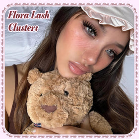 Application process of Pleell lash clusters using tweezers