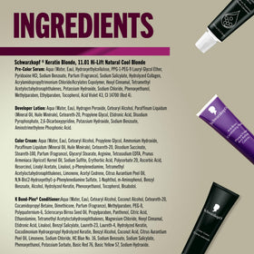 Application process of Schwarzkopf hair dye on hair