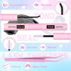 Application process of zanlufly lash clusters on natural lashes