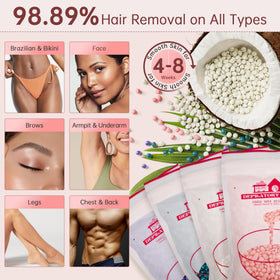Application sticks included in Lifestance waxing kit