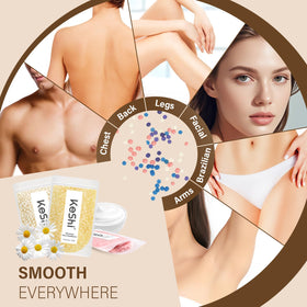 Applicator sticks from KeShi Waxing Kit for hair removal