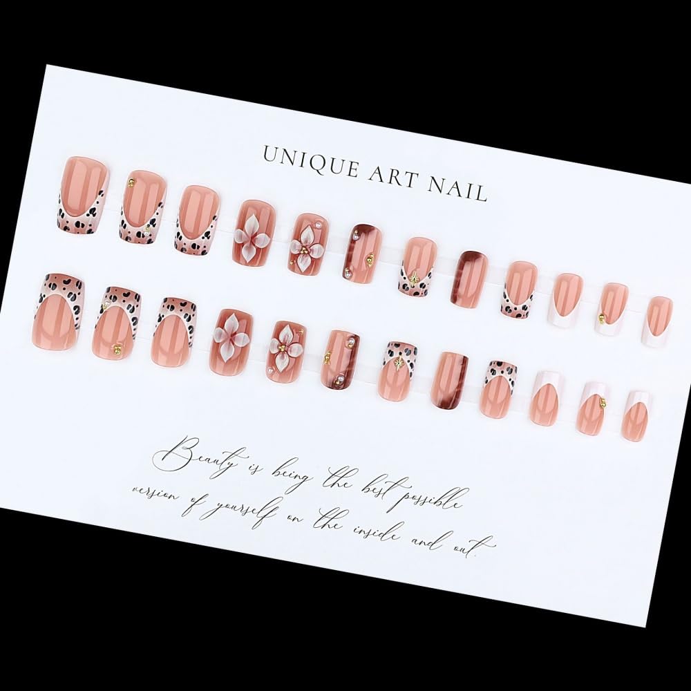 Applying BLGTGH press on nails using jelly glue stickers