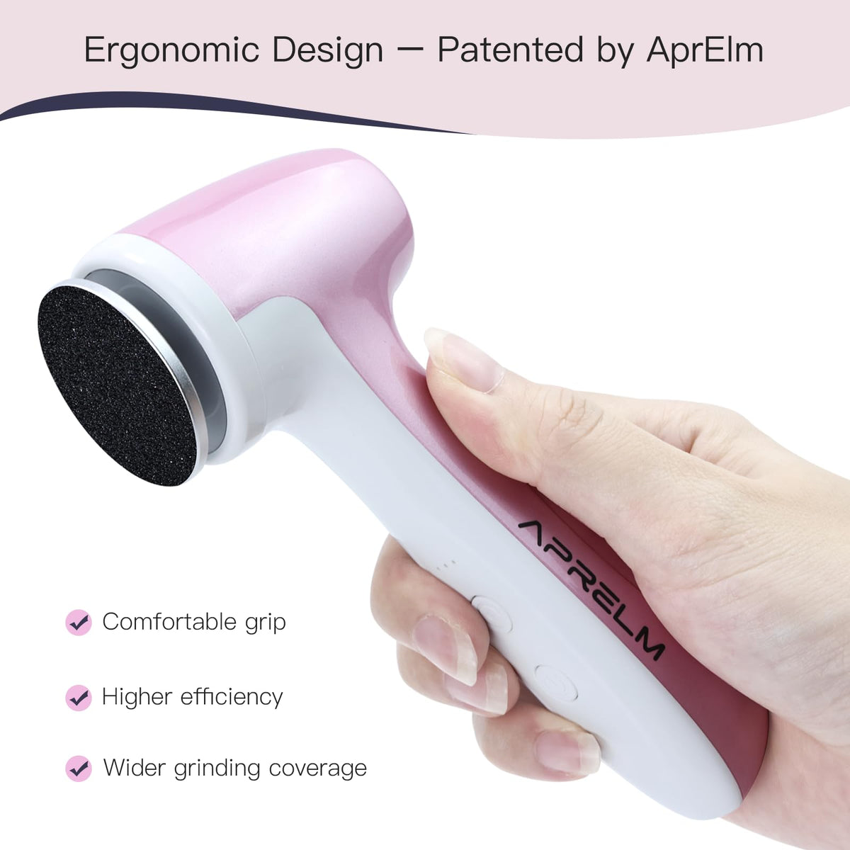 APRELM E7 Electric Foot File with sandpaper discs
