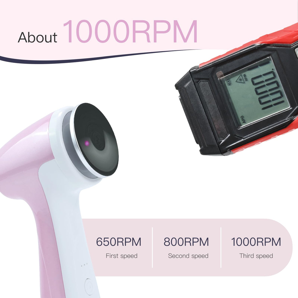 APRELM Electric Foot Callus Remover with ergonomic handle