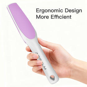 APRELM foot file with ergonomic grip in hand