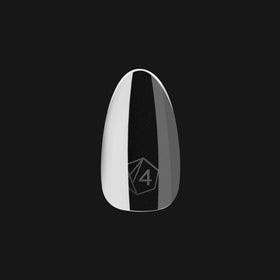 APRÉS Gel-X Almond Nail Tips showing thickness comparison