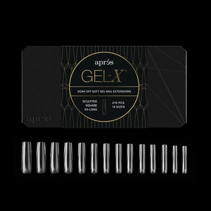 APRÉS Gel-X Sculpted Box of Nail Tips front view
