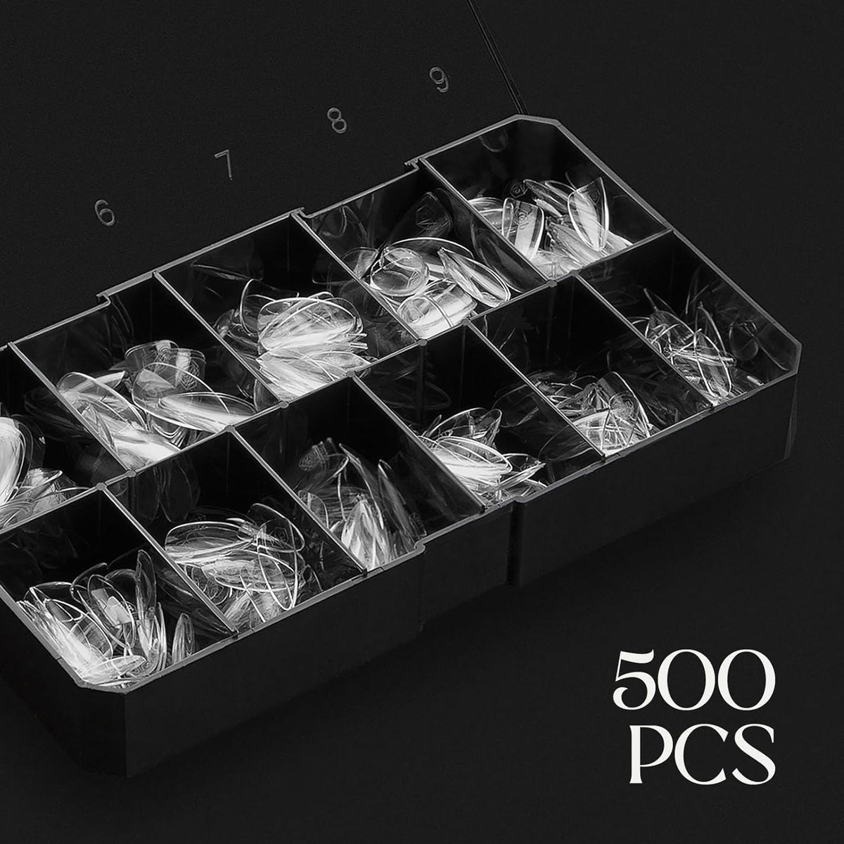 APRÉS Gel-X® Soft Gel Tip Box side view showing packaging details