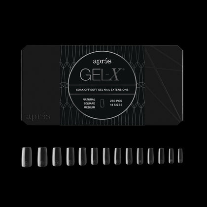 APRÉS Gel-X® Square Box of Nail Tips with 280 pieces