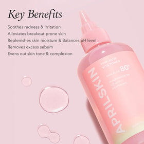 APRILSKIN Pink Aloe Vita Toner 310g close-up of cap