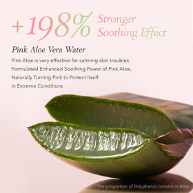 APRILSKIN Pink Aloe Vita Toner 310g on a bathroom shelf