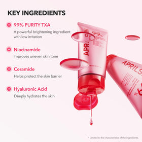 APRILSKIN TXA Niacinamide 99 Mask texture close-up
