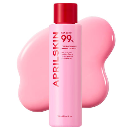 APRILSKIN TXA+Niacinamide 99 Pink Milky Toner front view