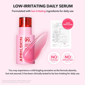 APRILSKIN TXA Niacinamide Toning Shot Facial Serum on vanity