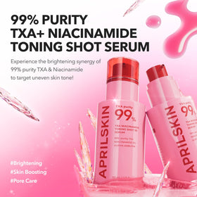 APRILSKIN TXA Niacinamide Toning Shot Facial Serum packaging