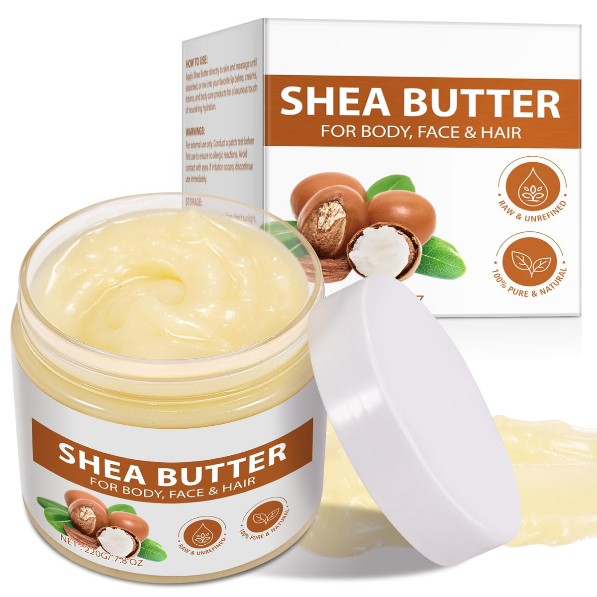 APUUFYQC Shea Butter Hand Cream 240g front view