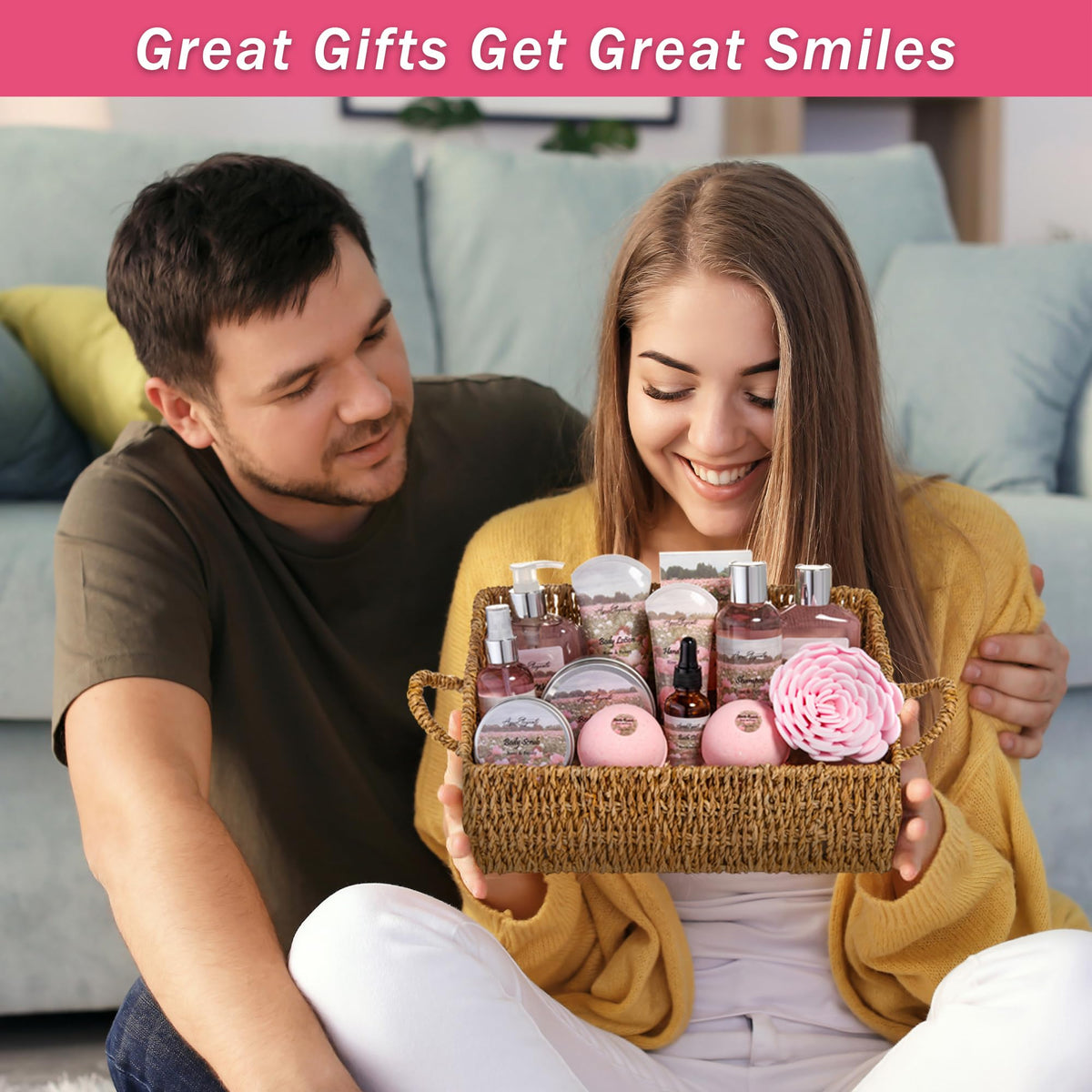 Aqua Elegante Spa Gift Basket featuring hand cream and body lotion