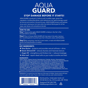 AQUA GUARD Pre-Swim Hair Defense before swimming scene