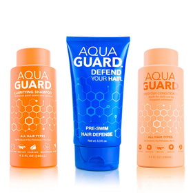 AQUA GUARD Swimmers Essential Hair Protection Bundle front view