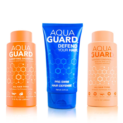AQUA GUARD Swimmers Essential Hair Protection Bundle front view