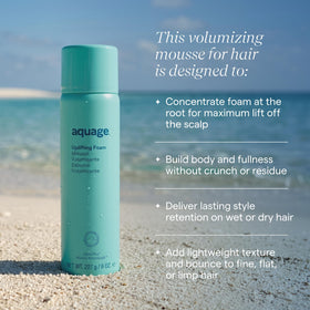 Aquage Uplifting Foam Hair Mousse 10 oz back view
